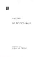 Das Berliner Requiem Vocal Score