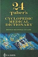 24th Edition Taber's Cyclopedic Medical Dictionary