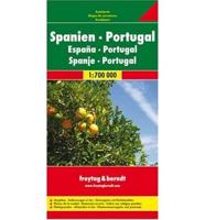 Spain - Portugal Road Map 1:700 000