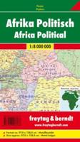 Africa Map Provided With Metal Ledges/Tube 1:8 000 000
