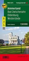 Ammerland, Bad Zwischenahn, Oldenburg, Westerstede, Hiking + Cycling Map