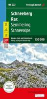 Schneeberg Rax Hiking, Cycling and Leisure Map