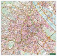 Magnetic Marking Board: Vienna 1:20,000, Districts Pink