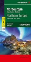 Northern Europe - Scandinavia, Baltic Countries Road Map 1:2