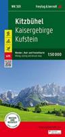 Kaisergebirge Kufstein Hiking, Cycling and Leisure Map