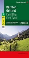 Carinthia - East Tyrol Road and Leisure Map