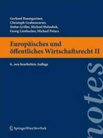 Europ Isches Und Ffentliches Wirtschaftsrecht II