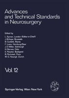 Advances and Technical Standards in Neurosurgery : Volume 12