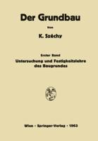 Untersuchung Und Festigkeitslehre Des Baugrundes