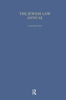 Jewish Law Annual (Vol 7)