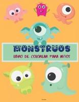 Monstruos Libro Para Colorear Para Niños