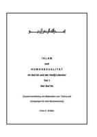 Islam und Homosexualität im Qur'ân und der Hadît-Literatur:Teil 1 Der Qur'ân