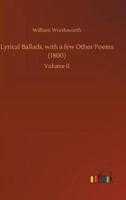 Lyrical Ballads, with a few Other Poems (1800)