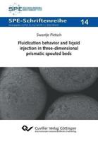 Fluidization behavior and liquid injection in three-dimensional prismatic spouted beds