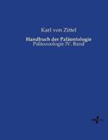 Handbuch der Paläontologie:Paläozoologie IV. Band