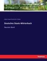 Deutsches Staats-Wörterbuch:Neunter Band