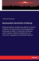 Beurkundete Geschichts-Erzählung