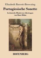 Portugiesische Sonette:In deutsche Blankverse übertragen von Hans Böhm