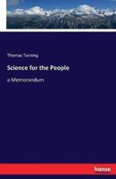 Science for the People:a Memorandum