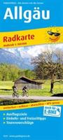 Allgau, Cycling Map 1:100,000