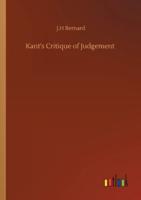 Kant's Critique of Judgement