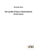 Der große Krieg in Deutschland:Dritter Band