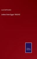 Letters from Egypt 1863/65