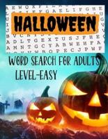 Halloween Word Search book -Level Easy: Halloween Word Search,Spooky Halloween Activity Book Funny Brain Game Puzzle Hard With Solutions