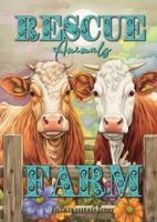 Rescue Animals Farm Coloring Book for Adults