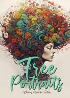Tree Portraits Coloring Book for Adults