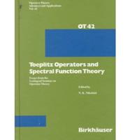 Toeplitz Operators and Spectral Function Theory