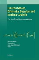 Functional Spaces, Differential Operators and Nonlinear Analysis