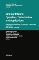 Singular Integral Operators, Factorization and Applications