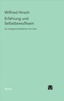 Erfahrung und Selbstbewußtsein:Zur Kategoriendeduktion bei Kant