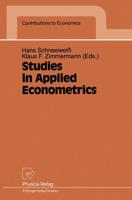 Studies in Applied Econometrics