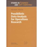 Possibilistic Data Analysis for Operations Research