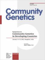 Community Genetics in Developing Countries