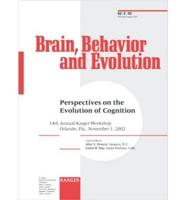 Perspectives on the Evolution of Cognition