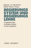 Regierungssystem Und Regierungslehre