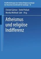 Atheismus Und Religiöse Indifferenz