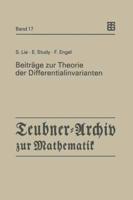 Beiträge Zur Theorie Der Differentialinvarianten