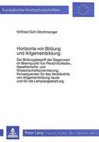 Horizonte Von Bildung Und Allgemeinbildung