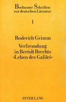 Verfremdung in Bertolt Brechts Leben Des Galilei