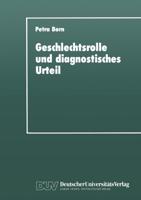 Geschlechtsrolle Und Diagnostisches Urteil