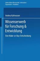 Wissenserwerb Für Forschung & Entwicklung