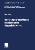 Universitätskrankenhäuser Im Reformierten Gesundheitswesen