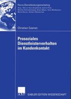 Prosoziales Dienstleisterverhalten Im Kundenkontakt