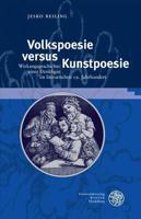 Volkspoesie Versus Kunstpoesie