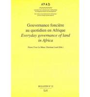 Gouvernance Fonciere Au Quotidien En Afrique