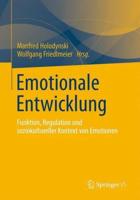 Emotionale Entwicklung